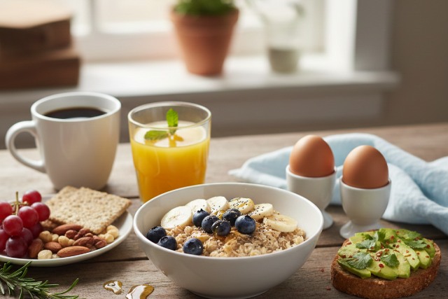 Petit déjeuner équilibré