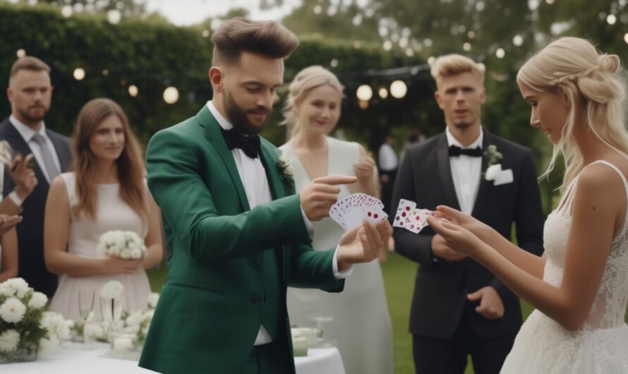 Prestation magicien mariage : comment créer la surprise lors de votre réception